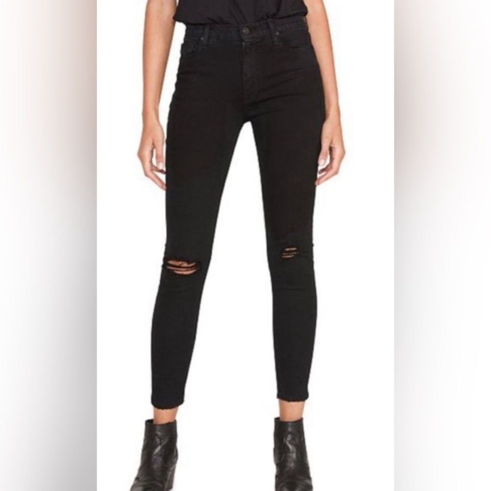 Hudson Barbara High Waist Super Skinny Ankle Jeans